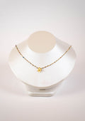 MULTI GEMSTONE CHAIN WITH FLOWER 18"