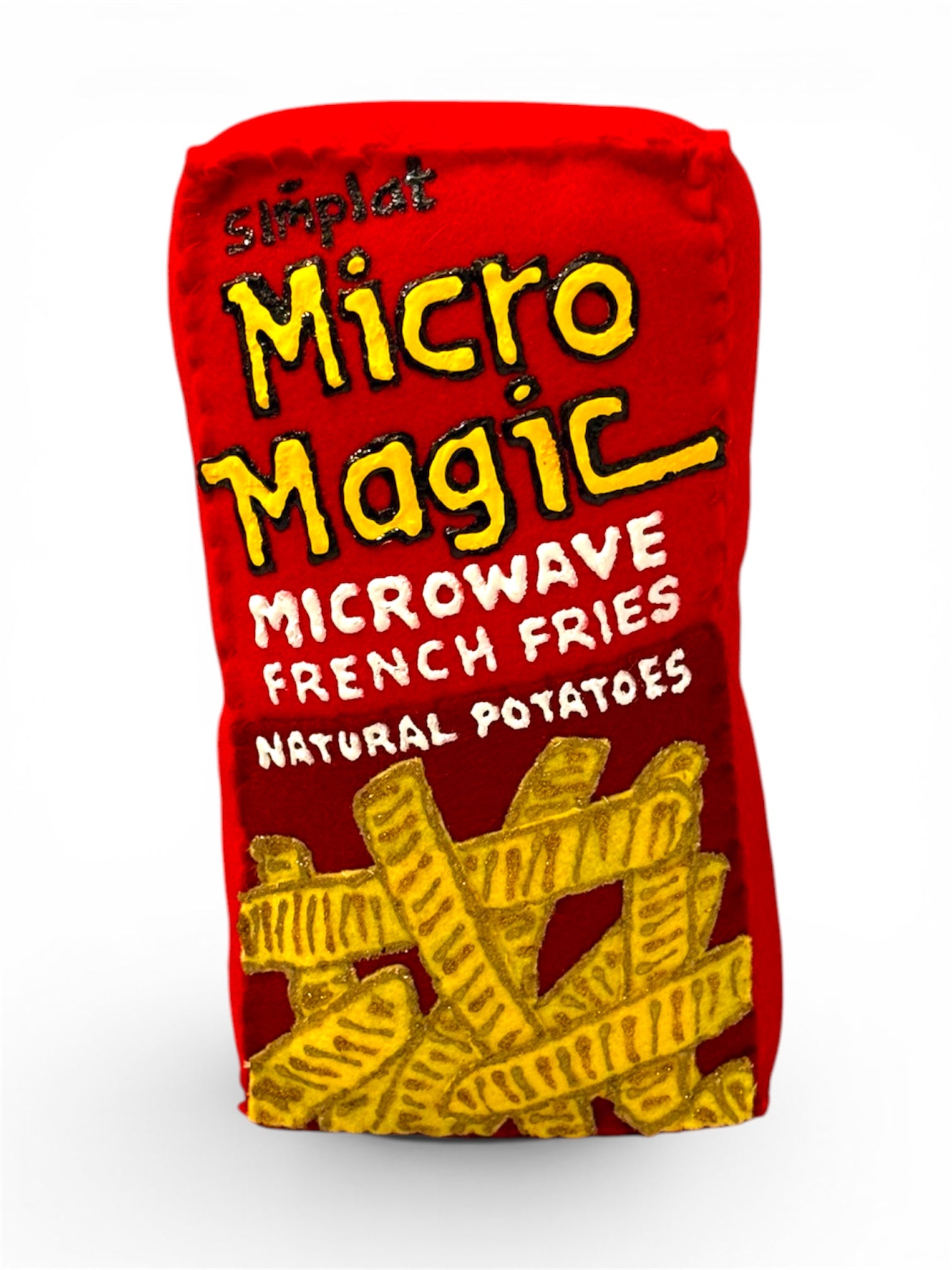 LUCY SPARROW MICROMAGIC FRENCH FRIES HANDMADE ORIGINAL ARTWORK