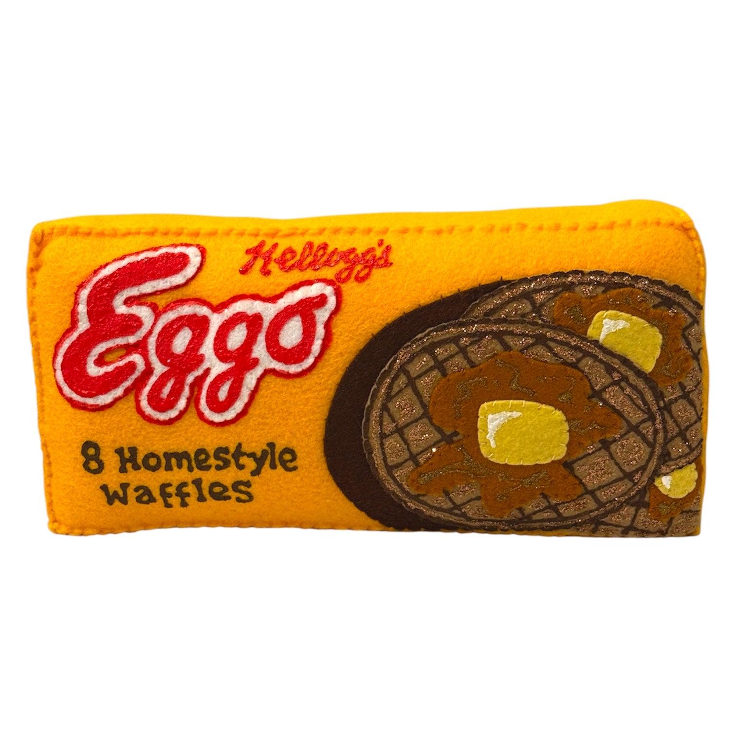 LUCY SPARROW EGGO HOMESTYLE WAFFLES HANDMADE ORIGINAL ARTWORK