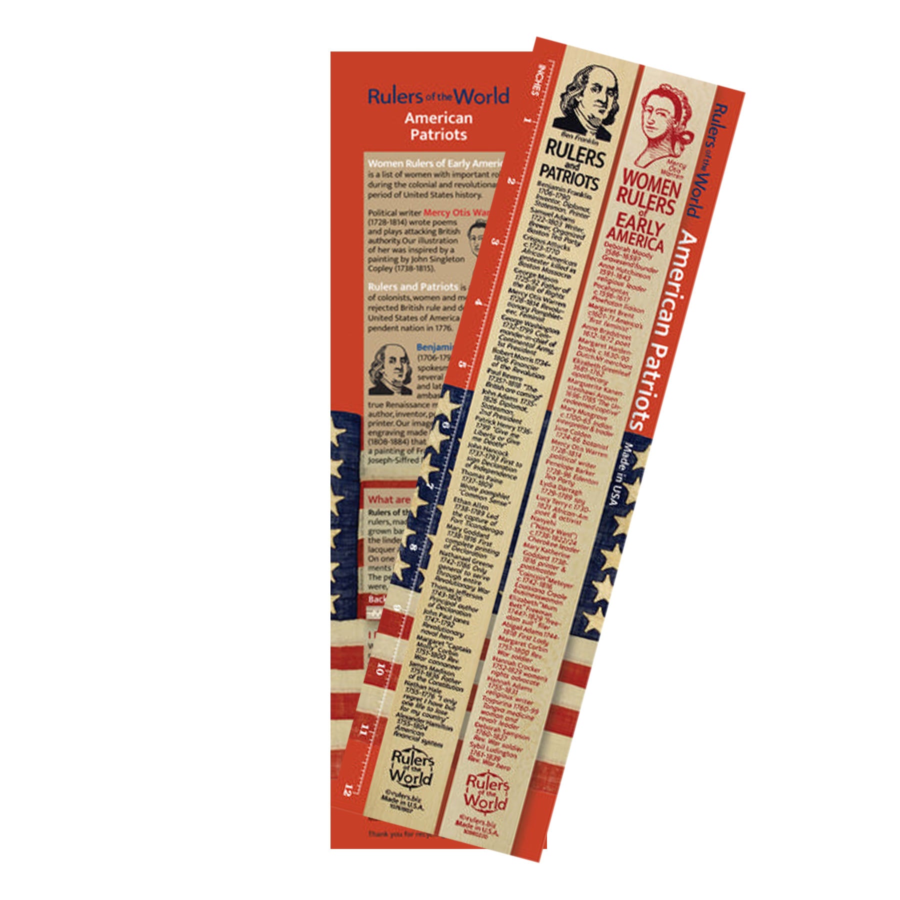 AMERICAN PATRIOTS RULER SET