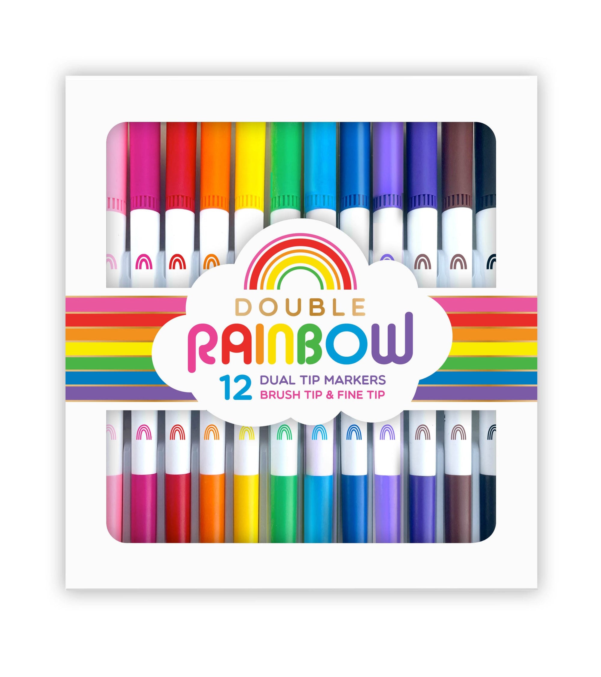 DOUBLE RAINBOW DUAL TIP MARKER SET
