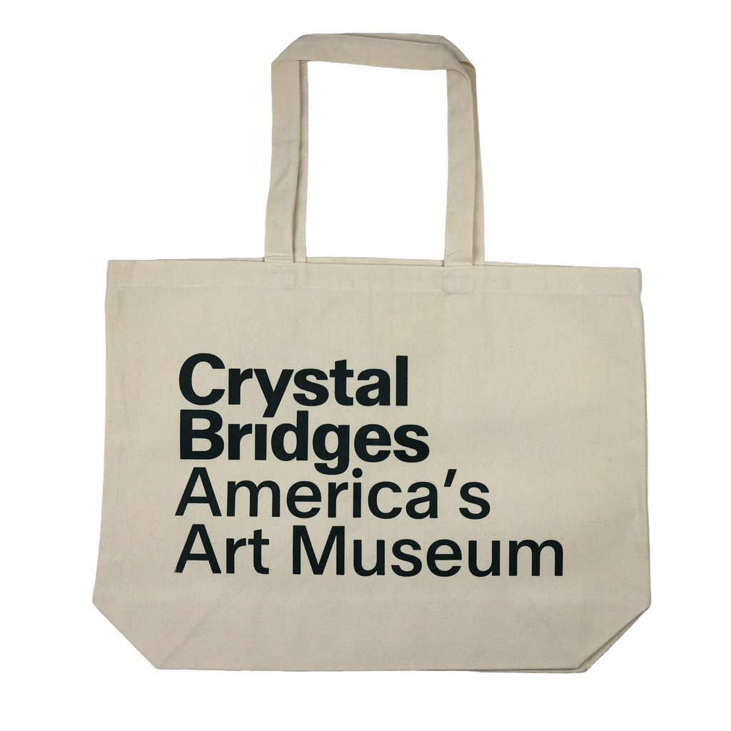 CRYSTAL BRIDGES LOGO CANVAS TOTE