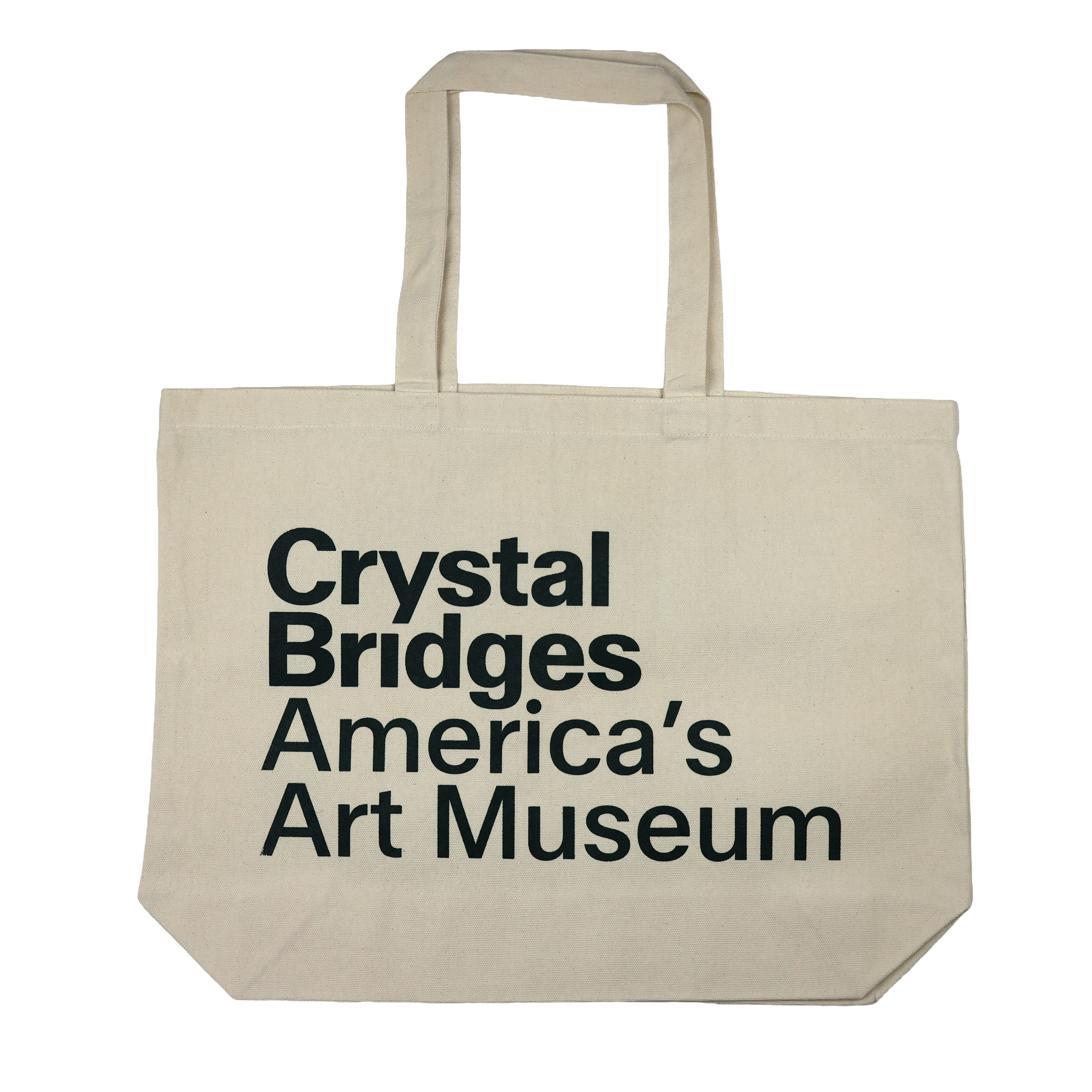 CRYSTAL BRIDGES LOGO CANVAS TOTE