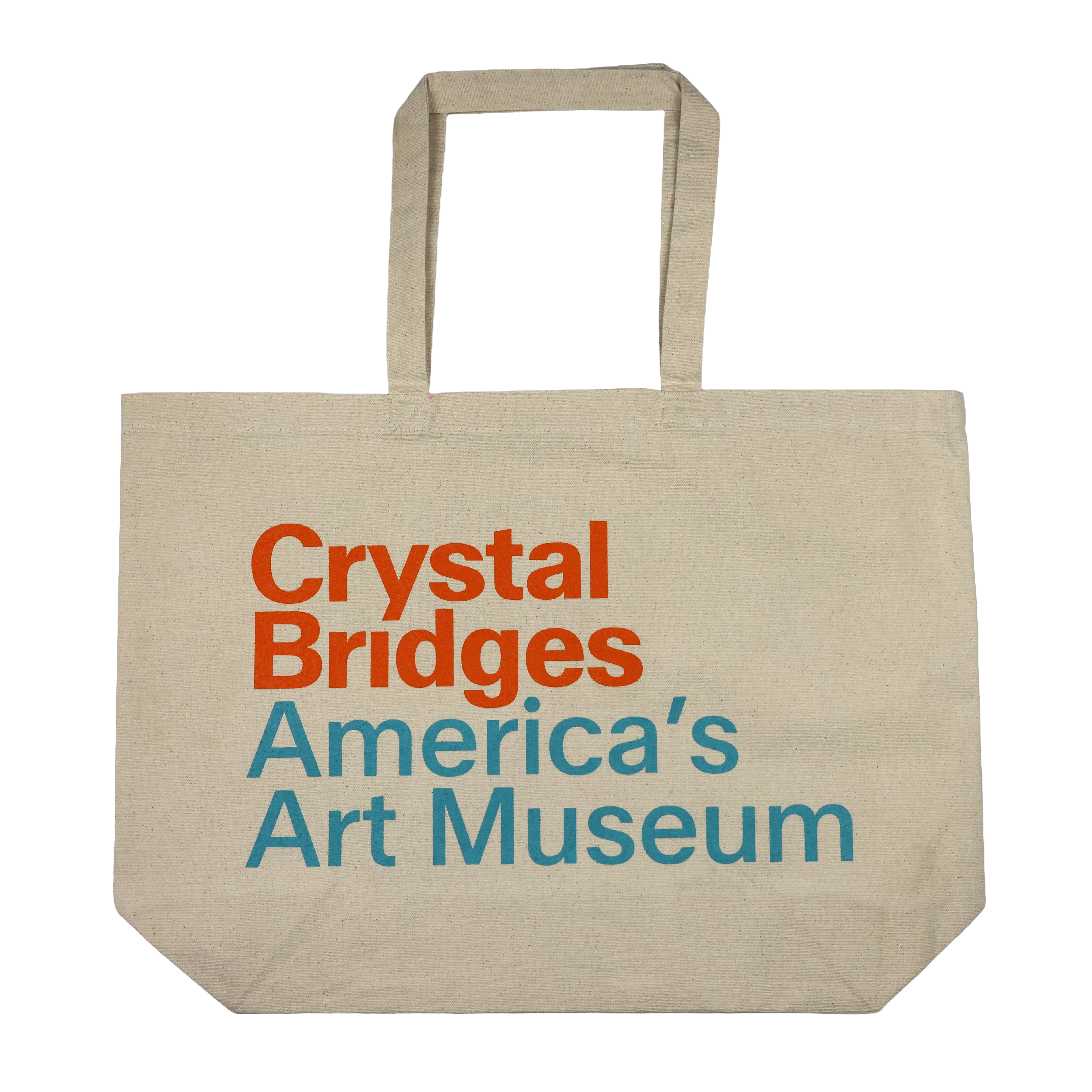CRYSTAL BRIDGES LOGO CANVAS TOTE