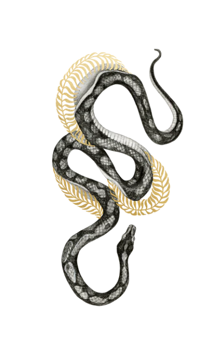 SHIMMERING SERPENT TATTOO PAIR