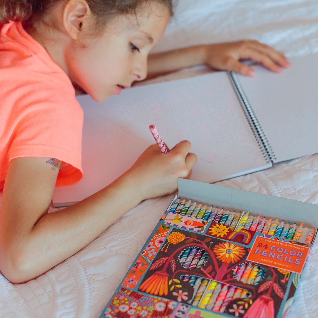 DUTCH QUILT SAMPLER 24 COLORED PENCILS