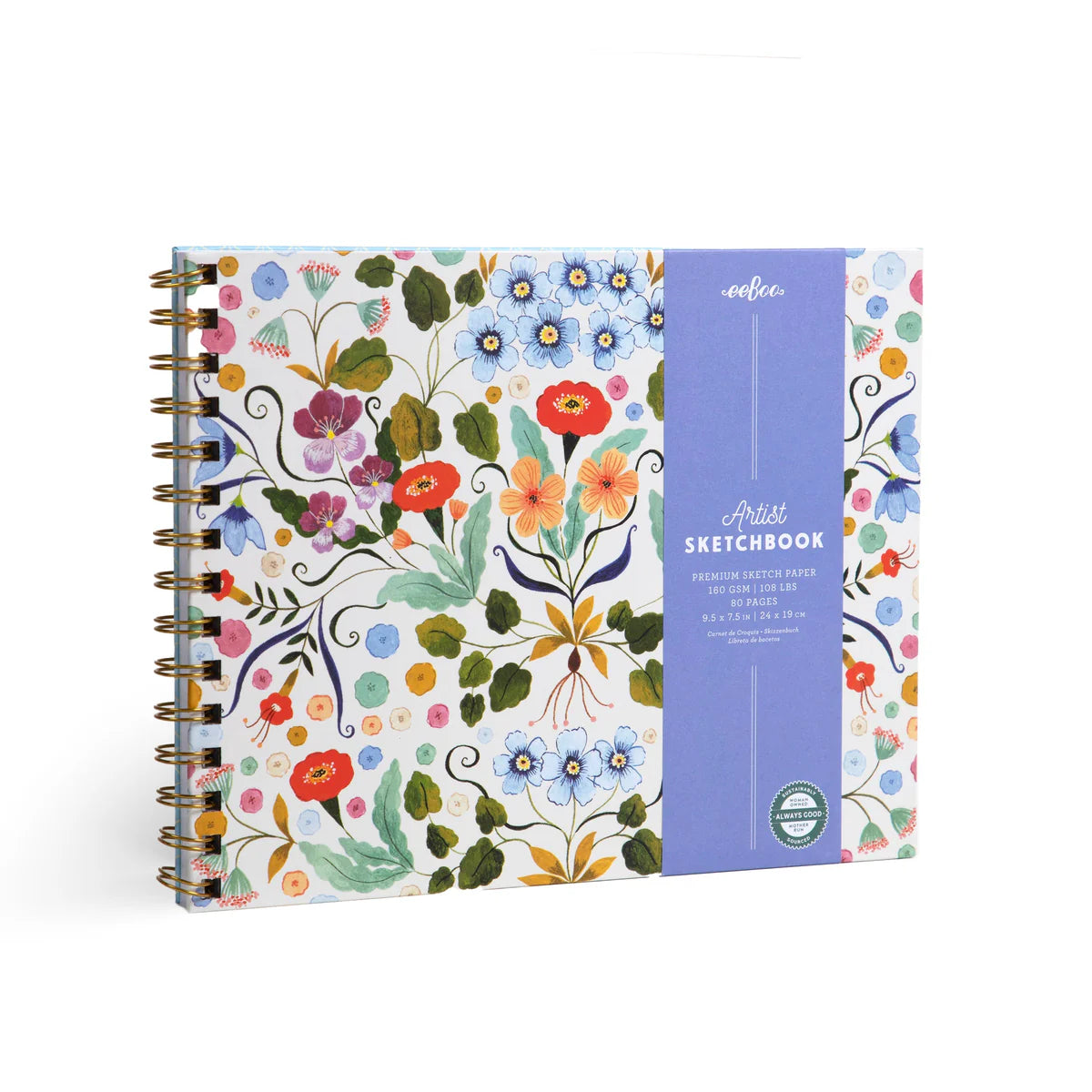 FLORA'S HARDCOVER ARTIST SKETCHBOOK