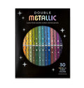 DOUBLE METALLIC COLORED PENCIL SET