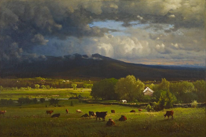 SUNSET ON THE RIVER PRINT