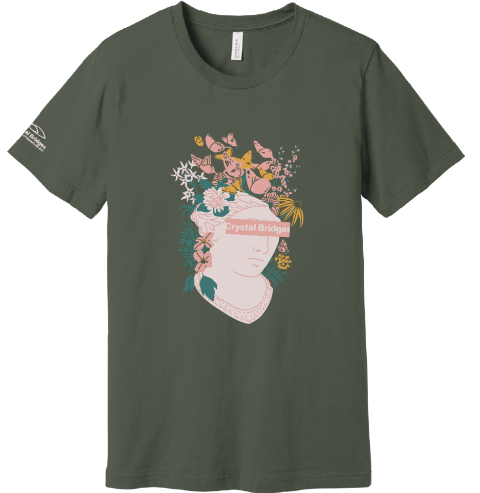 SAPPHO WITH WILDFLOWERS TEE
