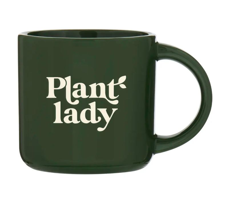 PLANT LADY CERAMIC COFFEE MUG