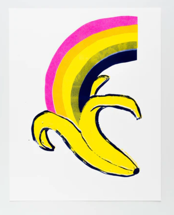 BANANA RAINBOW PENDANT