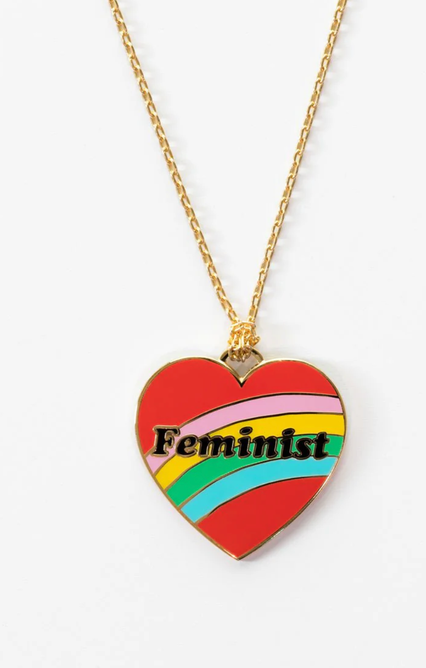 FEMINIST HEART PENDANT