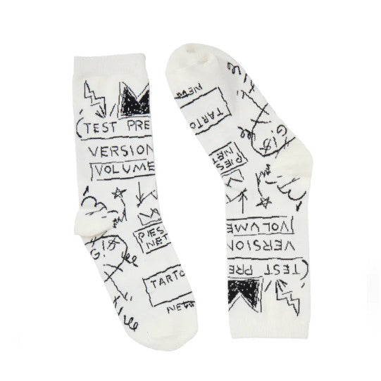 BASQUIAT BEAT POP SET OF 2 BOXED SOCKS