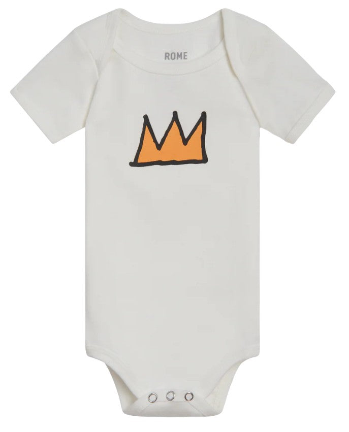 BASQUIAT CROWN ONESIE