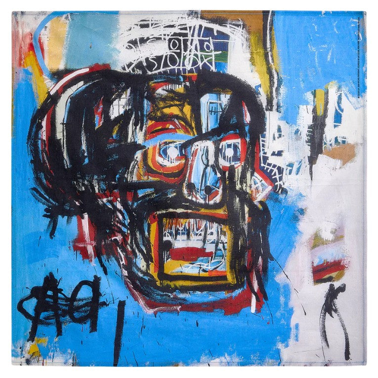 BASQUIAT "UNTITLED, 1982 (SKULL)" BANDANA