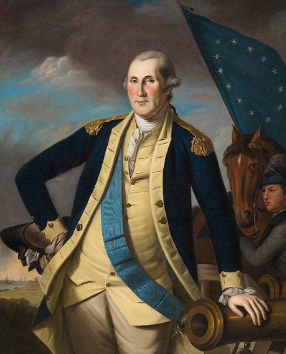 GEORGE WASHINGTON BY CHARLES WILSON PEALE PRINT (11X14)