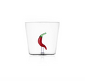CHILI PEPPER GLASS TUMBLER