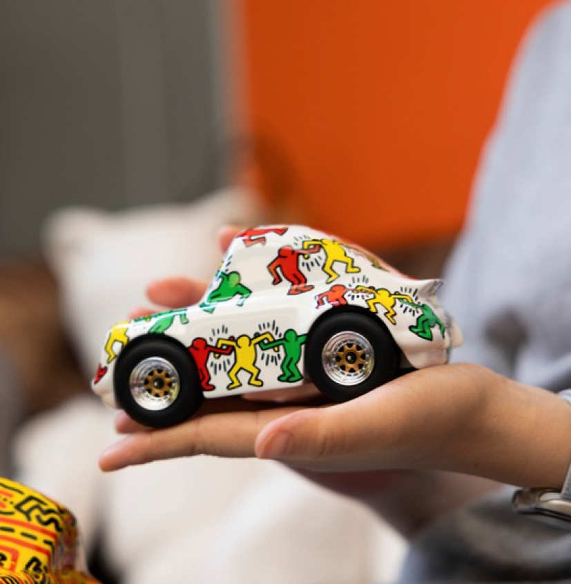 ART ON WHEELS X KEITH HARING MODEL CAR