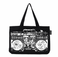 KENNY SCHARF BOOMBOX TOTE - BLACK