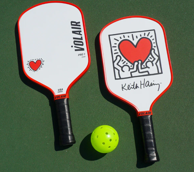 PRO 1 PICKLEBALL PADDLE 16 MM: KEITH HARING #1
