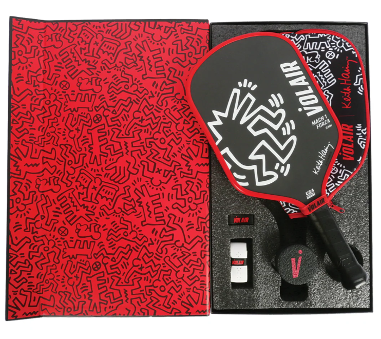 MACH 1 FORZA PICKLEBALL PADDLE SET 16MM: KEITH HARING #3