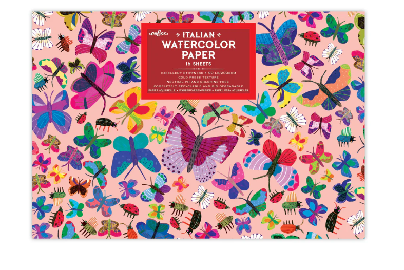 BUTTERFLIES WATERCOLOR PAD
