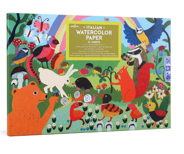 WOODLAND RAINBOW WATERCOLOR PAD