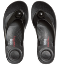 FITFLOP X KEITH HARING BUTTON FLIP FLOPS (BLACK)