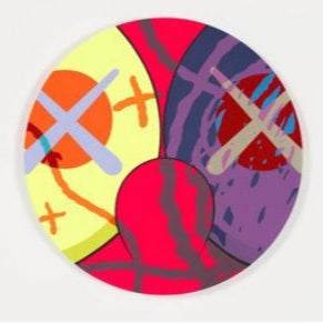 KAWS THE NEWS POSTCARD