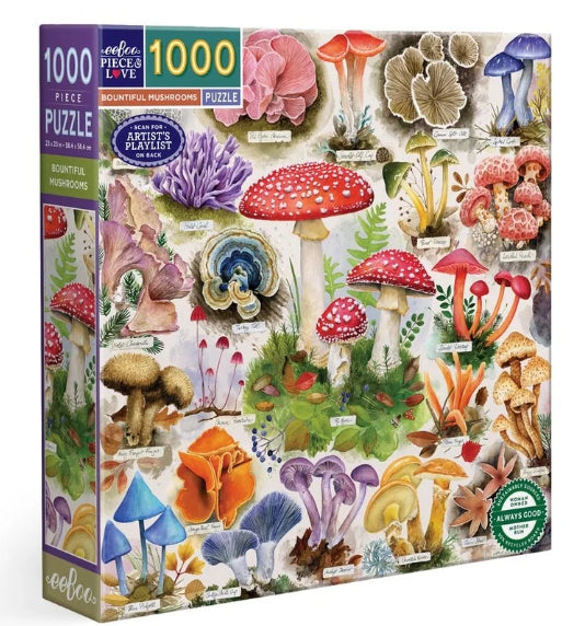 BOUNTIFUL MUSHROOMS PUZZLE (1000 PIECES)