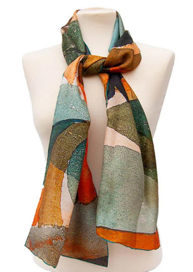 FOX & CHAVE SILK HABOTAI SCARF - SMALL