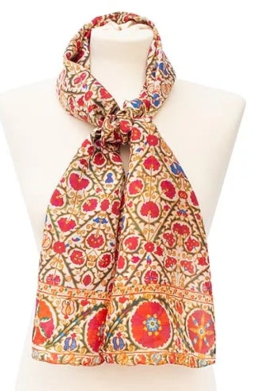 FOX & CHAVE SILK HABOTAI SCARF - SMALL