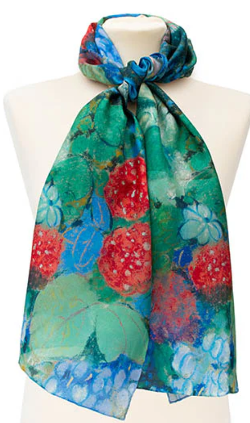 FOX & CHAVE SILK HABOTAI SCARF - SMALL