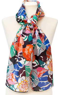 FOX & CHAVE SILK HABOTAI SCARF - SMALL