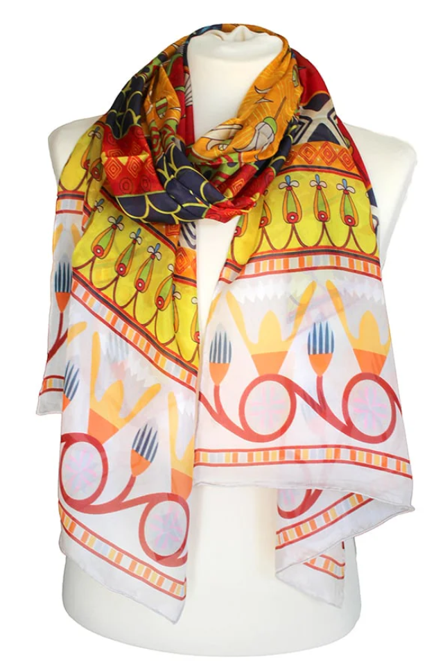 FOX & CHAVE SILK HABOTAI SCARF - LARGE