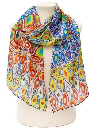 FOX & CHAVE SILK HABOTAI SCARF - LARGE