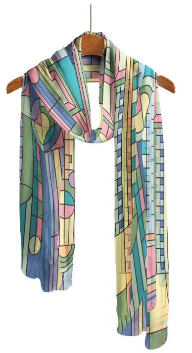 FRANK LLOYD WRIGHT SHEER SCARF