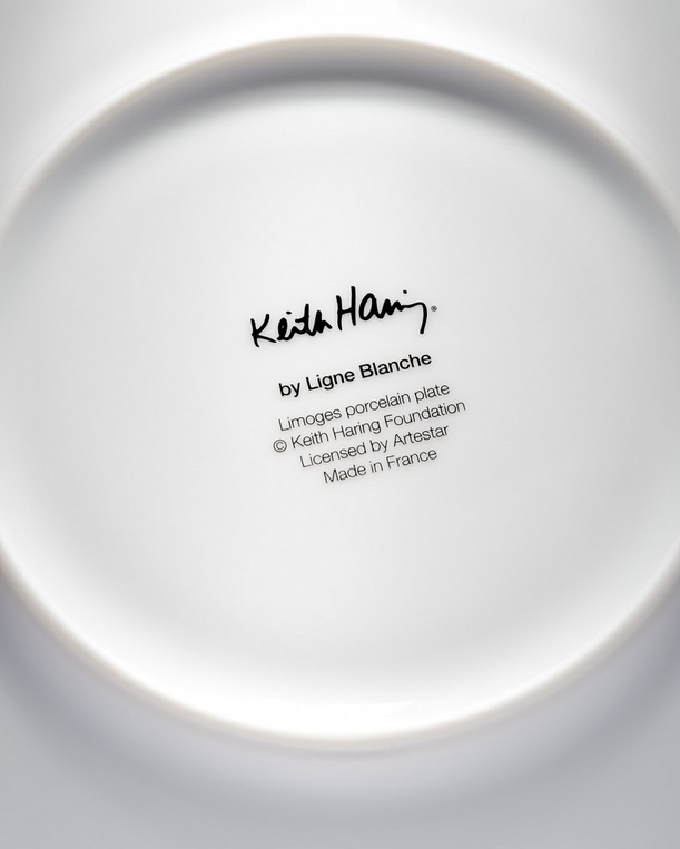 KEITH HARING "WHITE ON RED" ESPRESSO SET