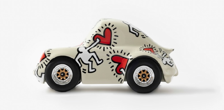 ART ON WHEELS X KEITH HARING MODEL CAR