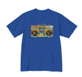KENNY SCHARF BOOMBOX T-SHIRT- BLUE