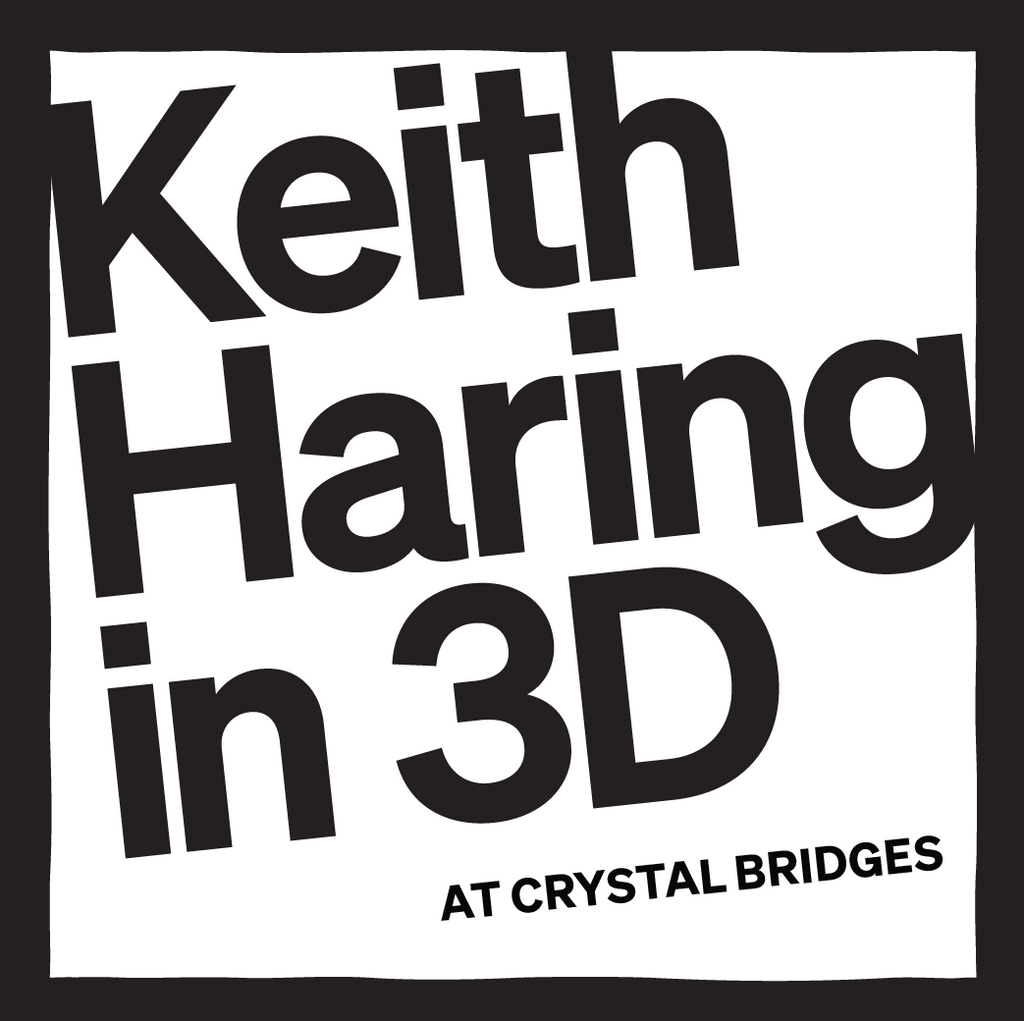 KEITH HARING IN 3D LOGO PIN