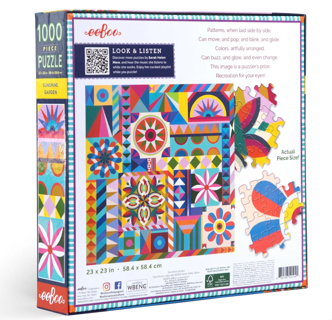 SUNSHINE GARDEN PUZZLE (1000 PIECES)