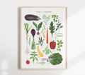 HERBS + VEGETABLES BY MAY WE FLY PRINT