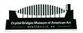 CRYSTAL BRIDGES BUILDING STICKER (GREEN)