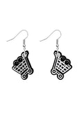 SHOPPING TROLLEY EARRINGS