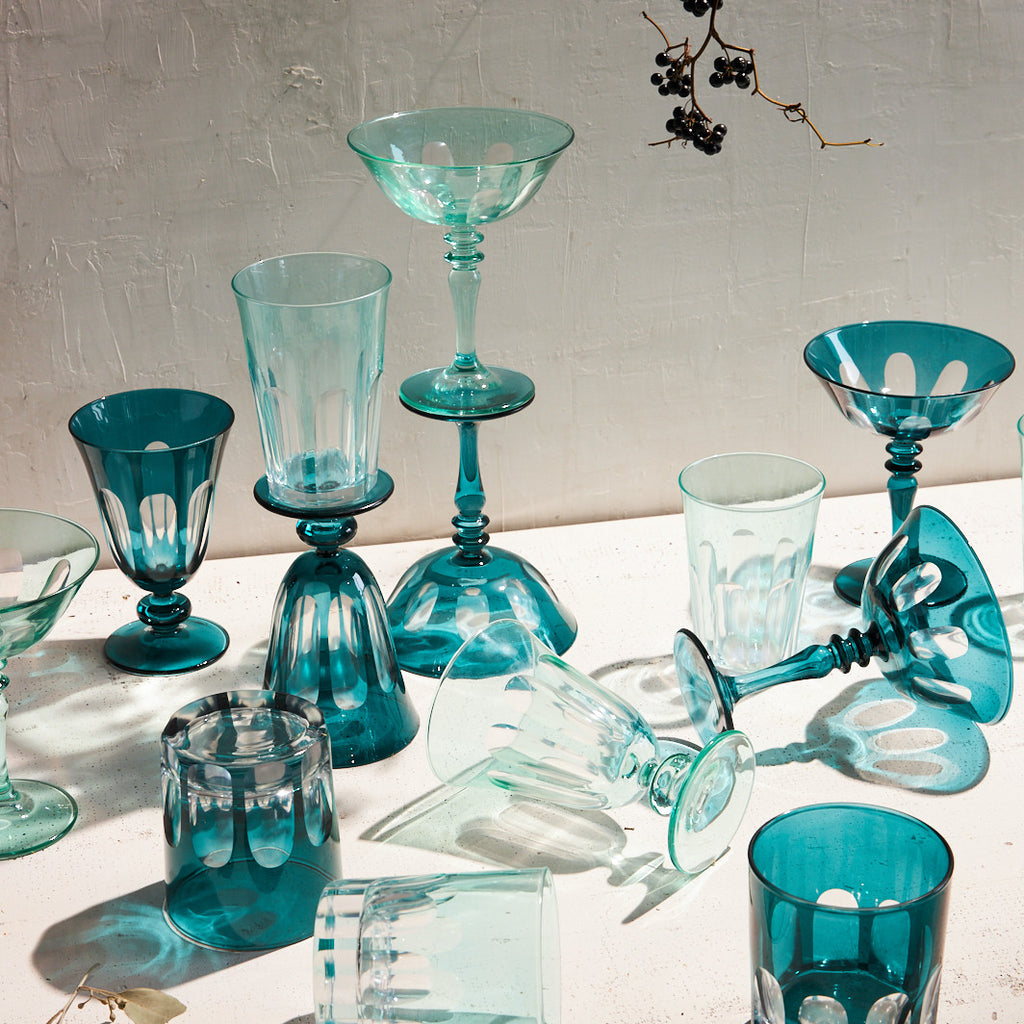 RIALTO GLASS COUPE MENTHE