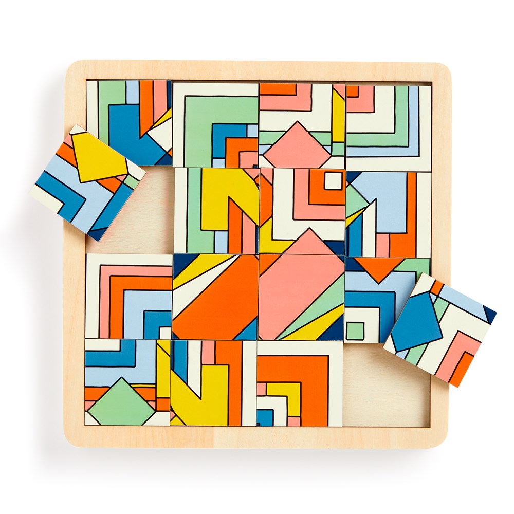 FRANK LLOYD WRIGHT SLIDING WOOD PUZZLE