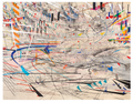 STADIA I JULIE MEHRETU POSTCARD