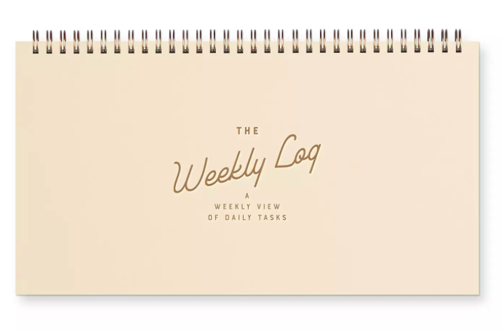 THE WEEKLY LOG PLANNER